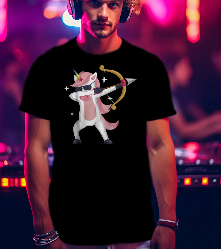 Unicorn Archer With Bow And Arrow T-Shirt