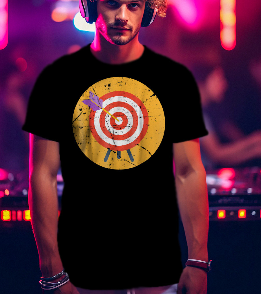 Archery Target Sport Arrows Bullseye T-Shirt