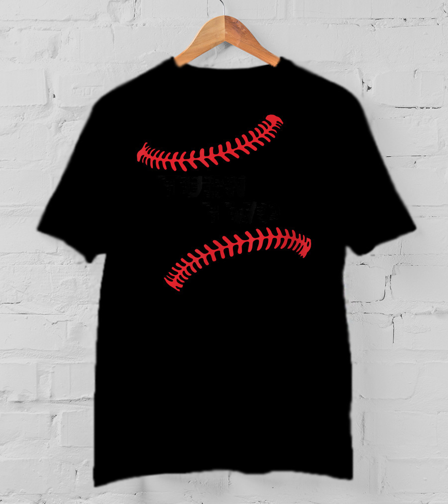 Turn Two Double Play Baseball Stitch T-Shirt