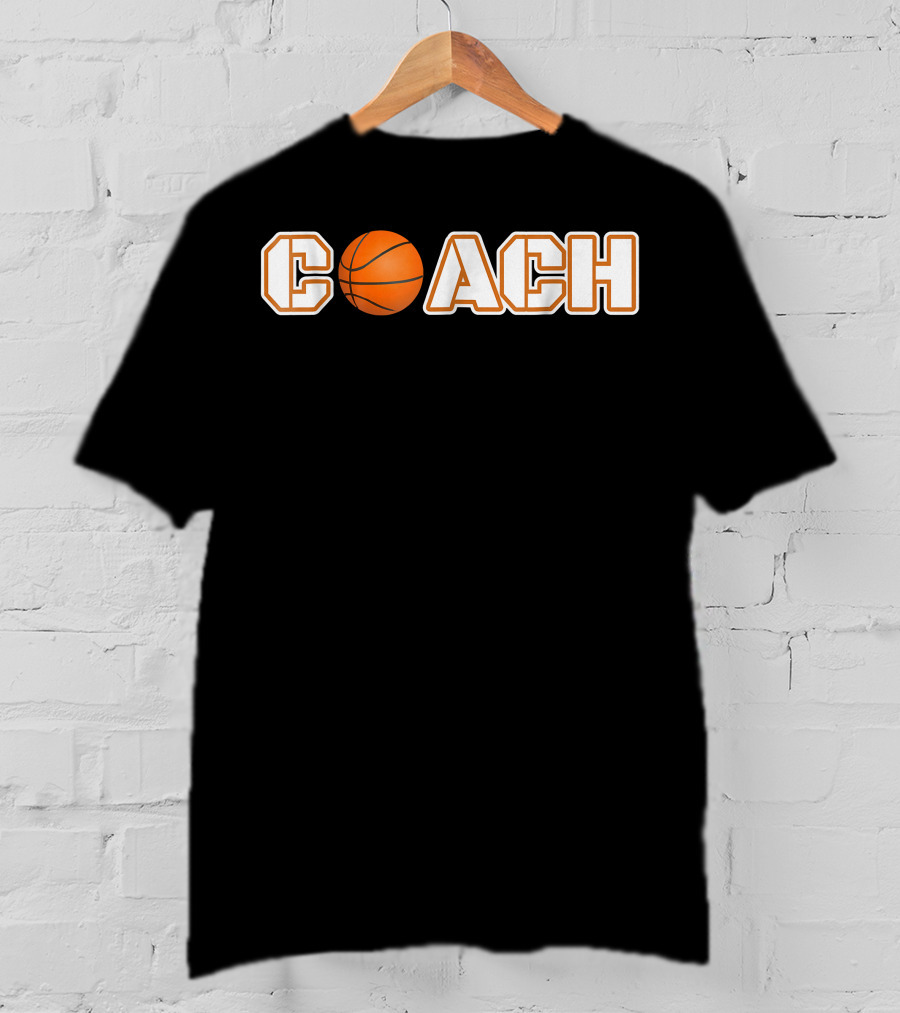 Coach Basketball Ball Coach T-Shirt