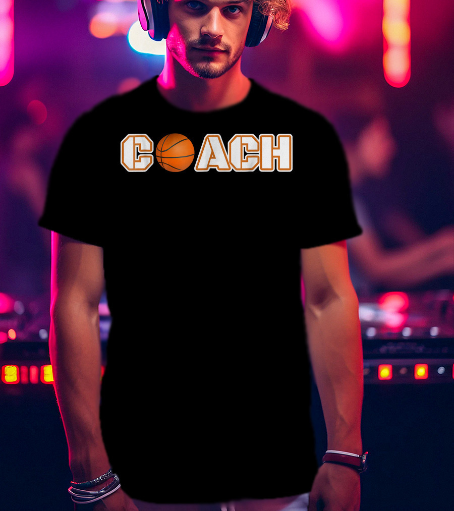 Coach Basketball Ball Coach T-Shirt