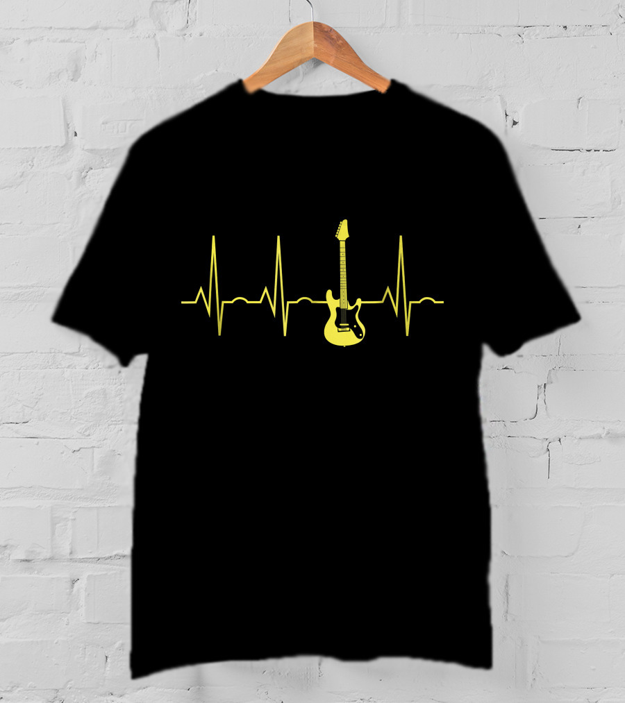 Bass Guitar Player Heartbeat Rhythm T-Shirt