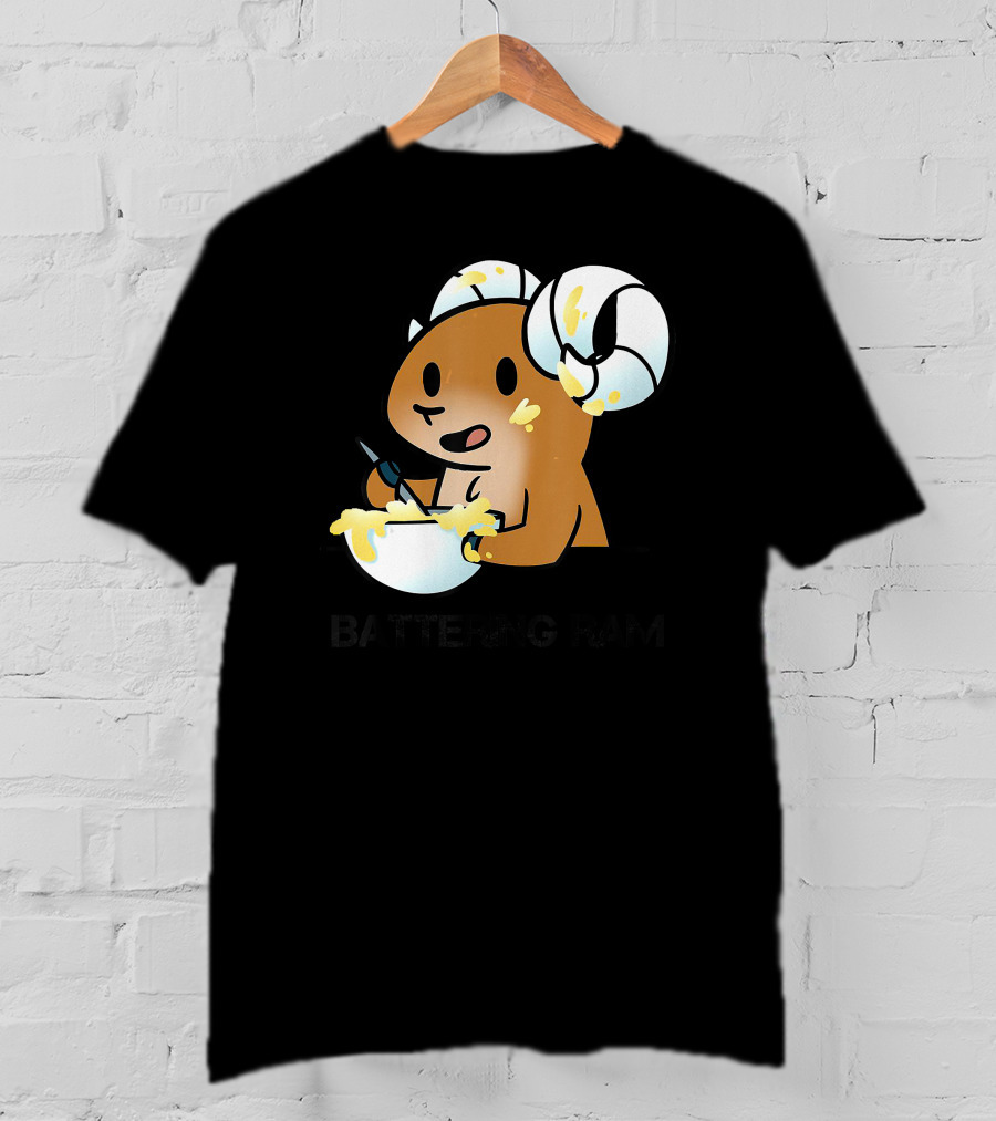 Battering Ram Funny Baking Me Ram Mixing Bowl T-Shirt