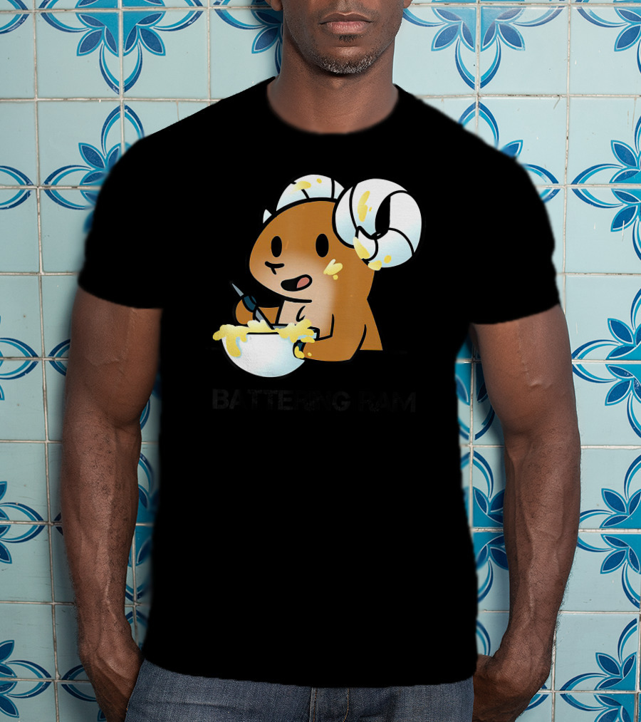 Battering Ram Funny Baking Me Ram Mixing Bowl T-Shirt