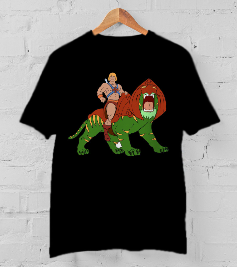 He-Man And BattleCat Classic Filmation T-Shirt