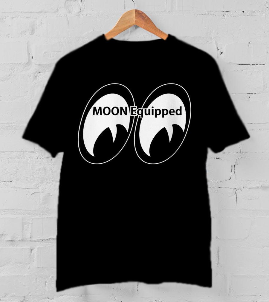 MOON Equipped Racing Logo Eyeballs T-Shirt