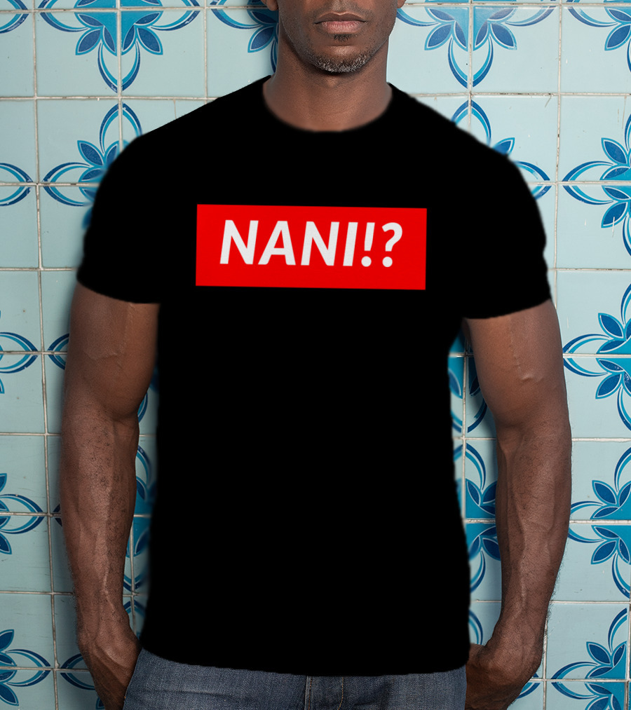 NANI? Red Box Text T-Shirt