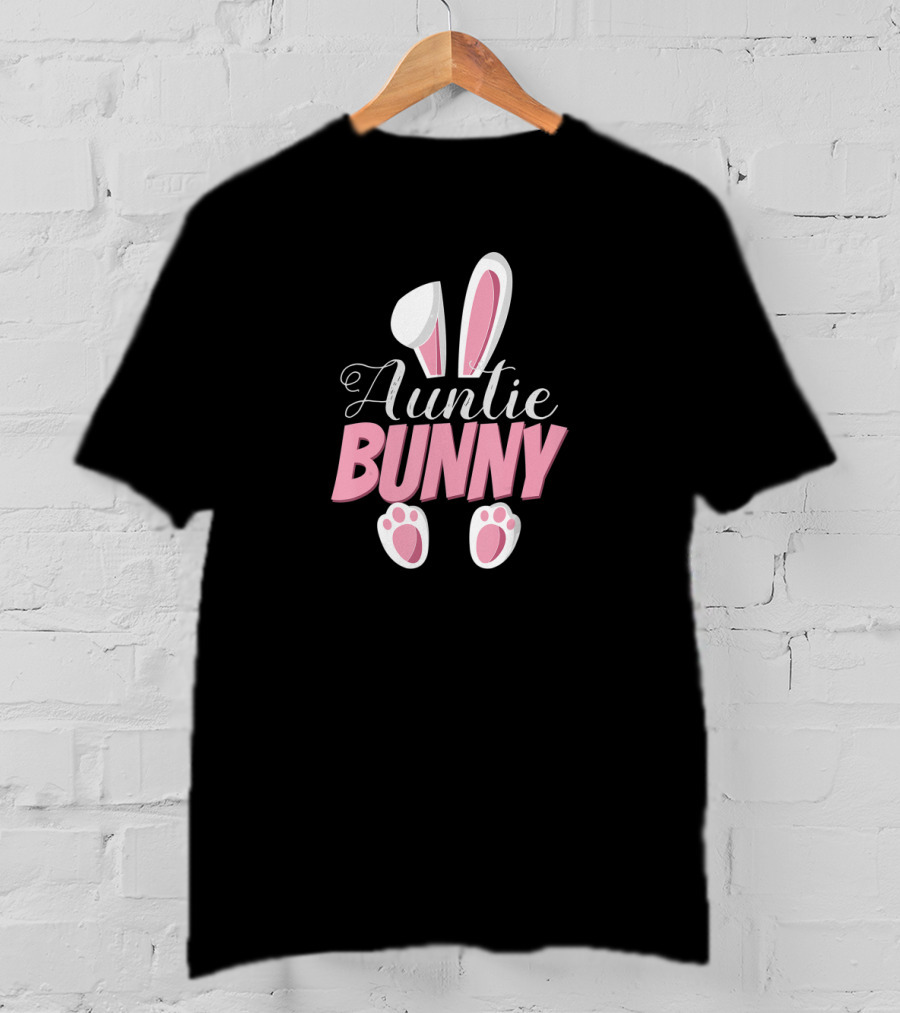 Auntie Bunny Cute Easter Rabbit Family T-Shirt