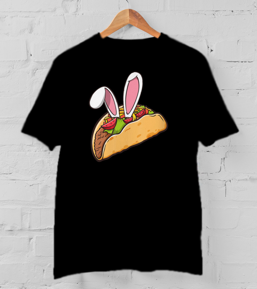 Easter Funny Taco With Bunny Ears T-Shirt