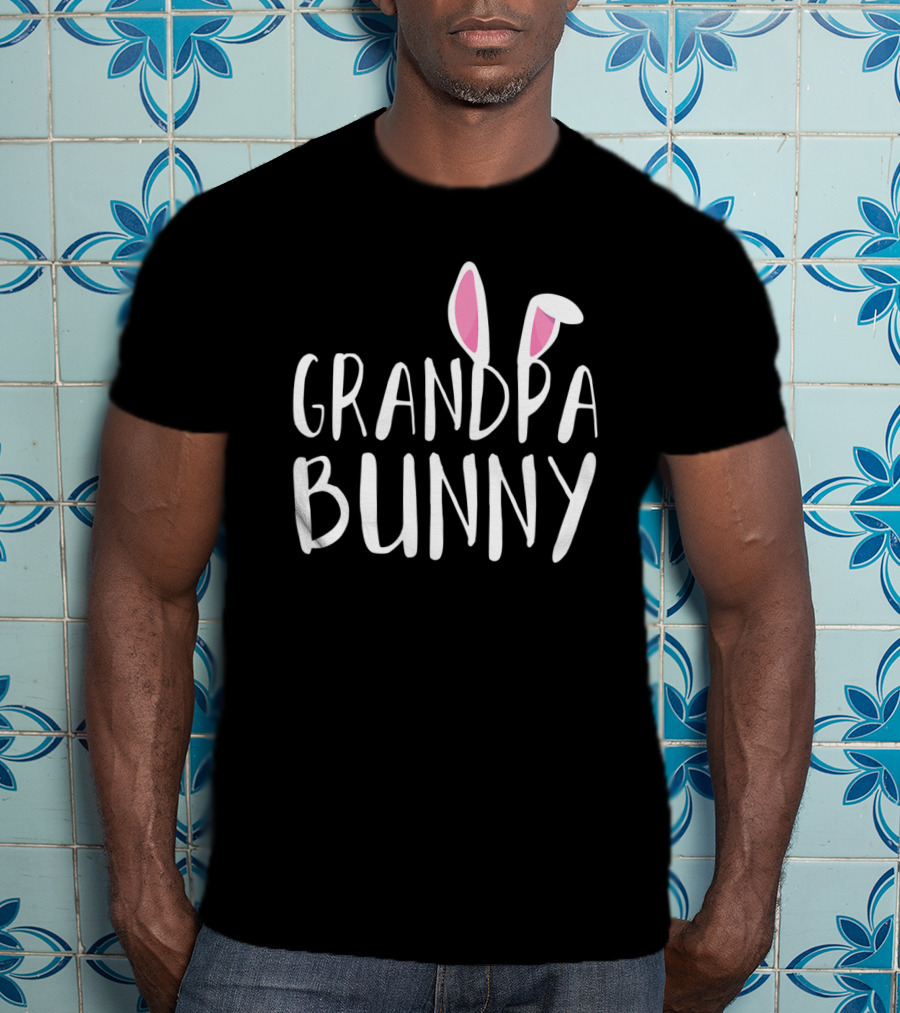 Grandpa Bunny Easter Family Paps T-Shirt