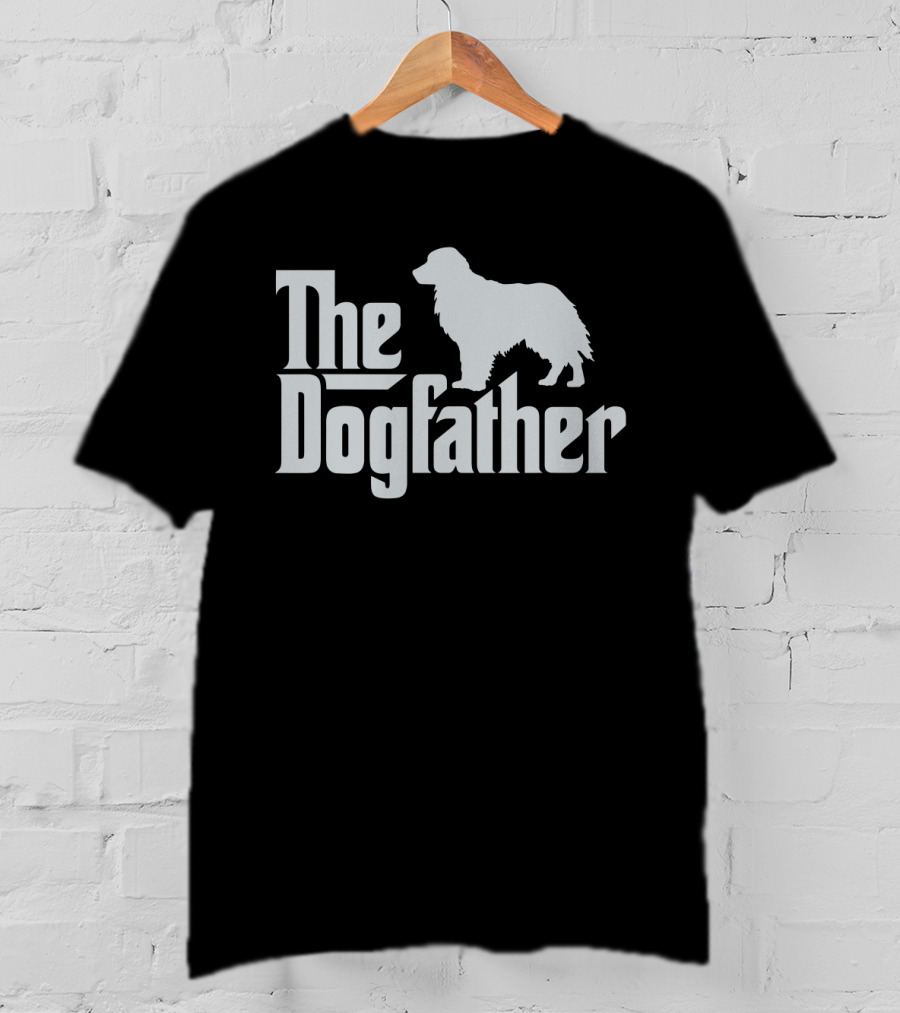 The Dogfather Golden Retriever Dog Mafia T-Shirt