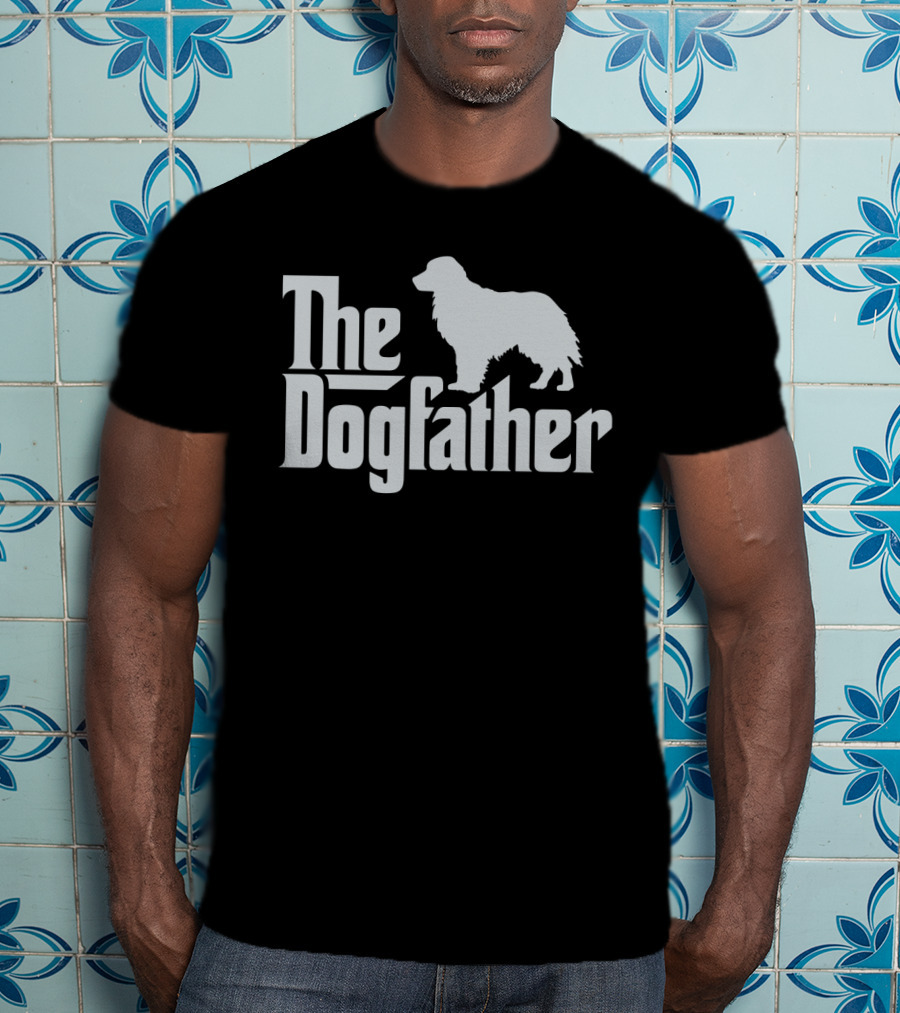The Dogfather Golden Retriever Dog Mafia T-Shirt