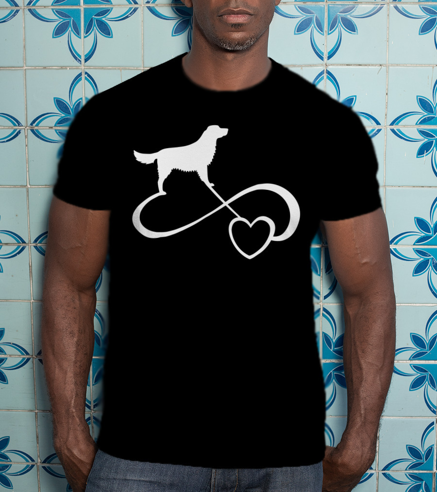 Golden Retriever Dog Lover Infinity Heart Dog Breed T-Shirt