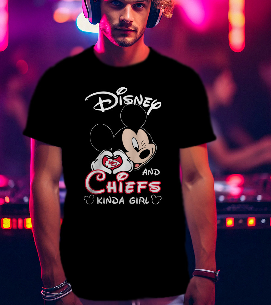 Disney And Chiefs Kinda Girl T-Shirt