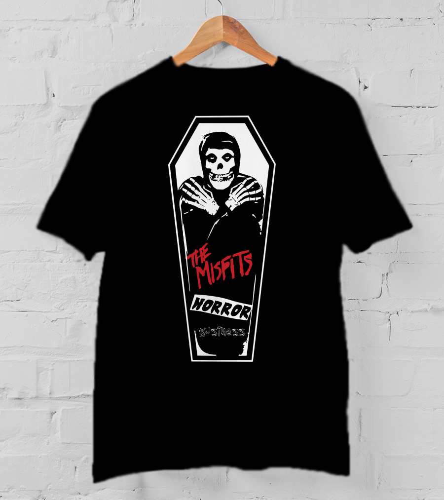 The Misfits Horror Business Coffin T-Shirt