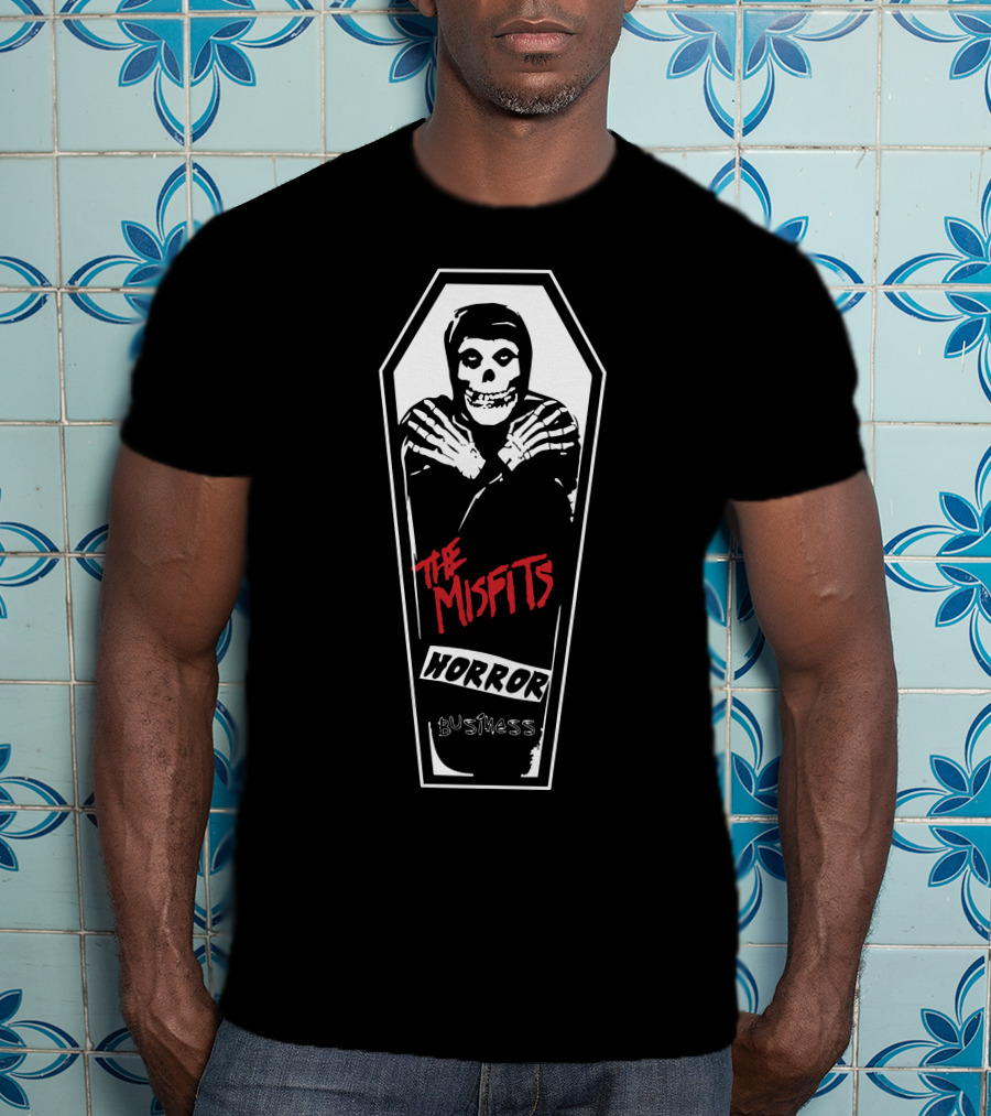 The Misfits Horror Business Coffin T-Shirt