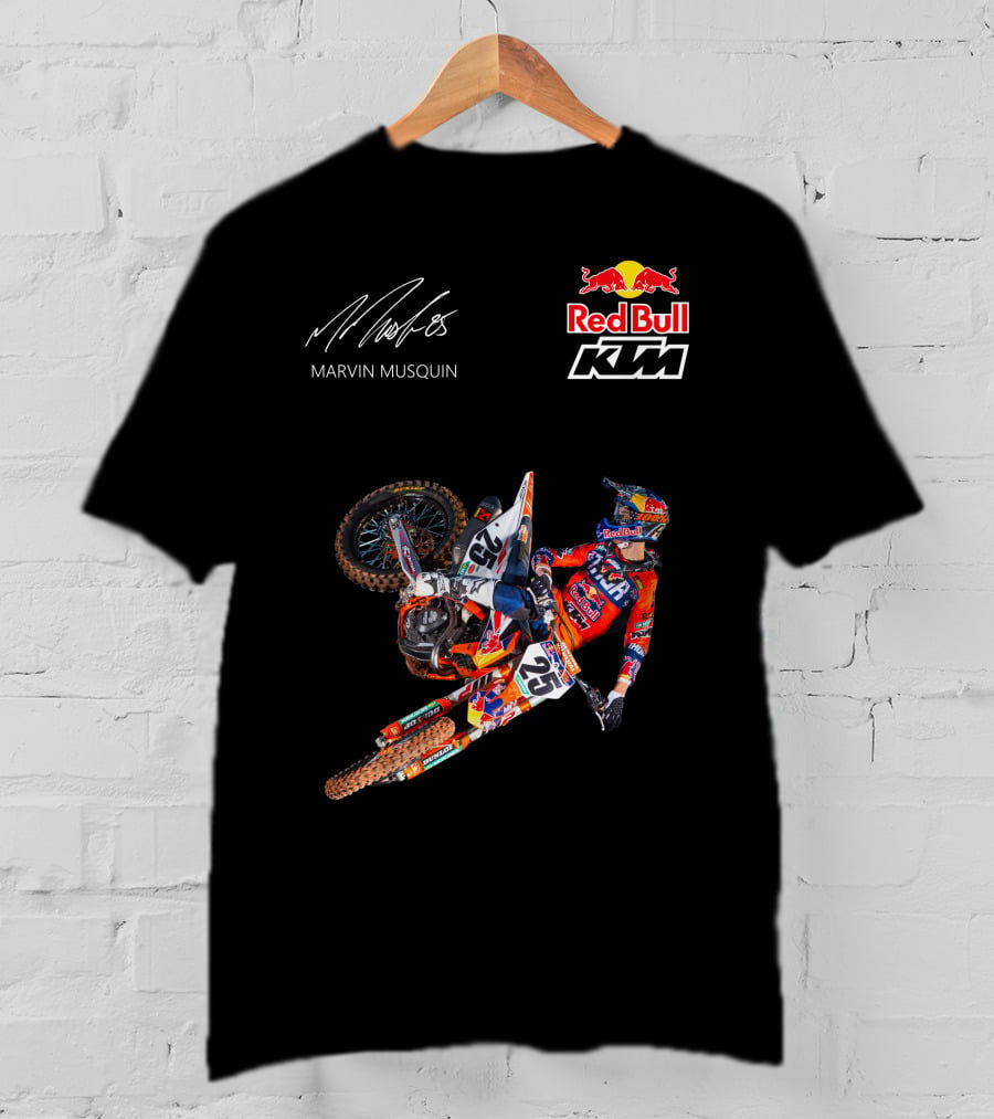 Marvin Musquin Red Bull KTM Racing Action Signature T-Shirt