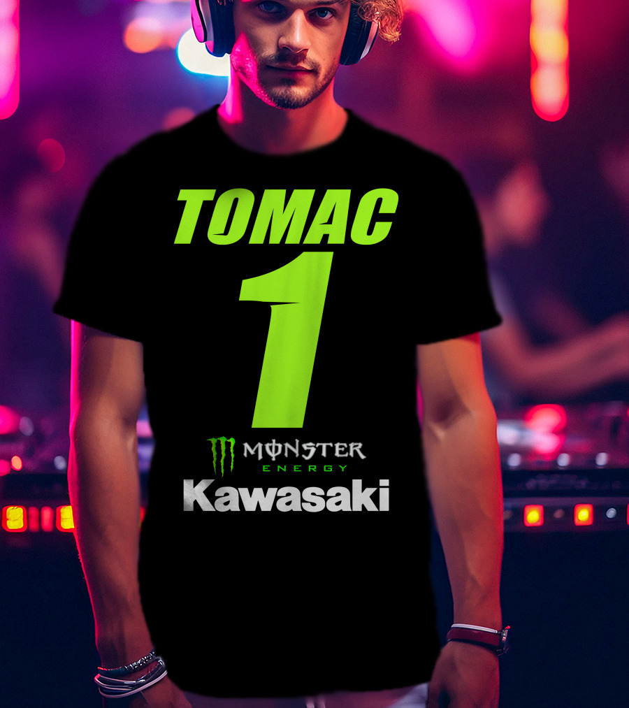 Tomac 1 Monster Energy Kawasaki T-Shirt