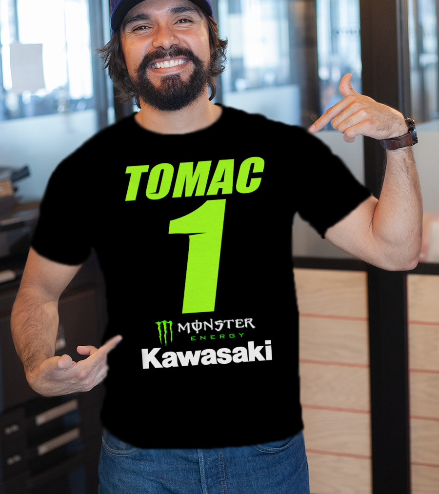 Tomac 1 Monster Energy Kawasaki T-Shirt