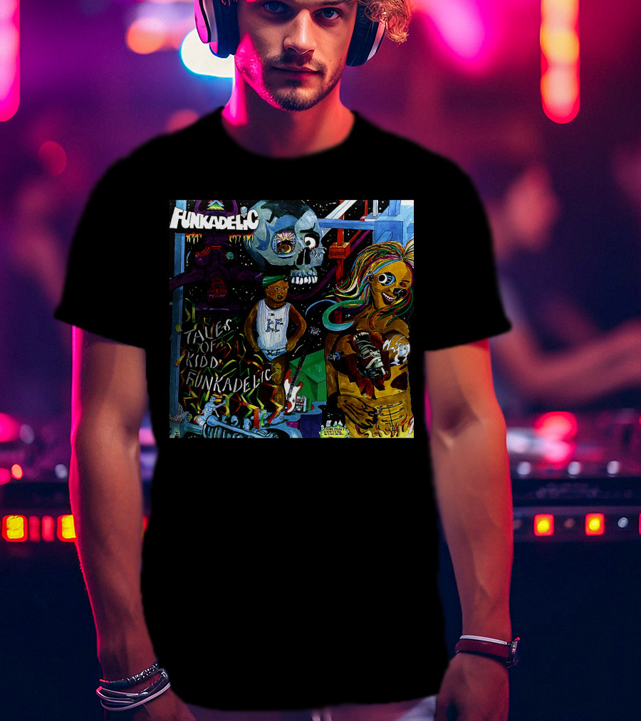 Funkadelic Tales Of Kidd Funkadelic Vibrant Psychedelic T-Shirt