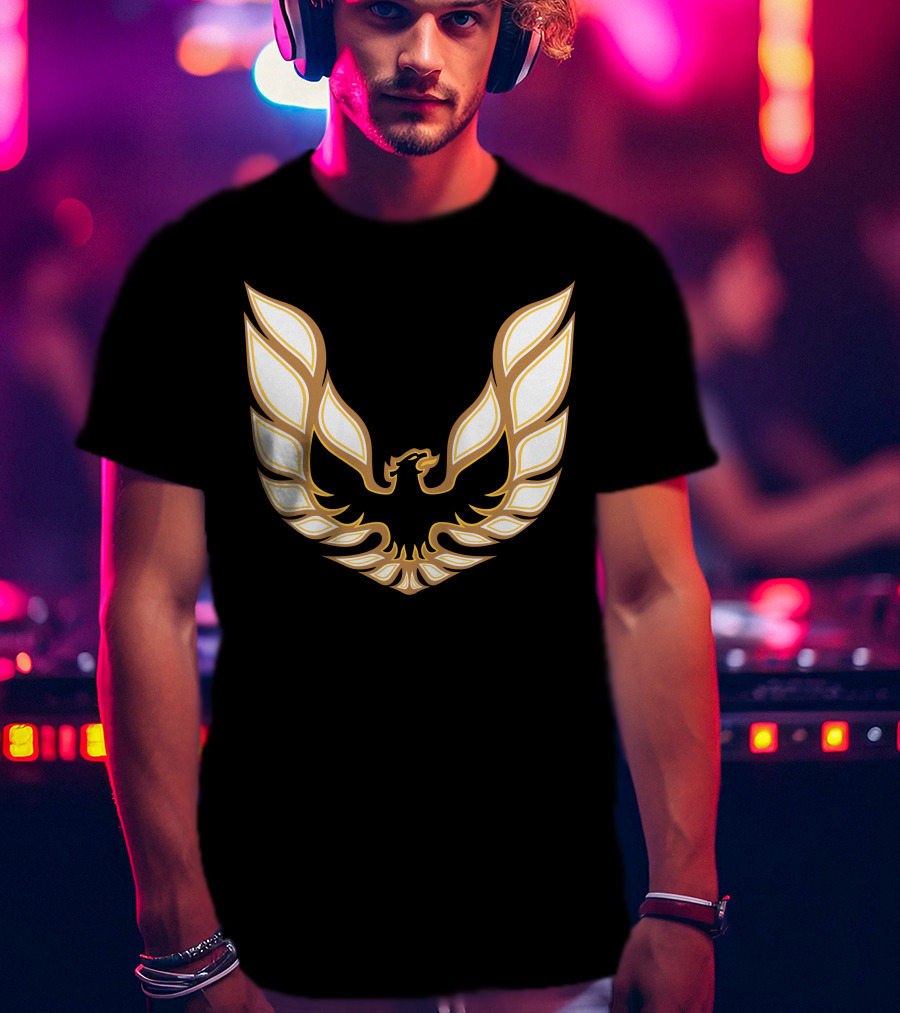 Pontiac Firebird Iconic Gold Phoenix T-Shirt