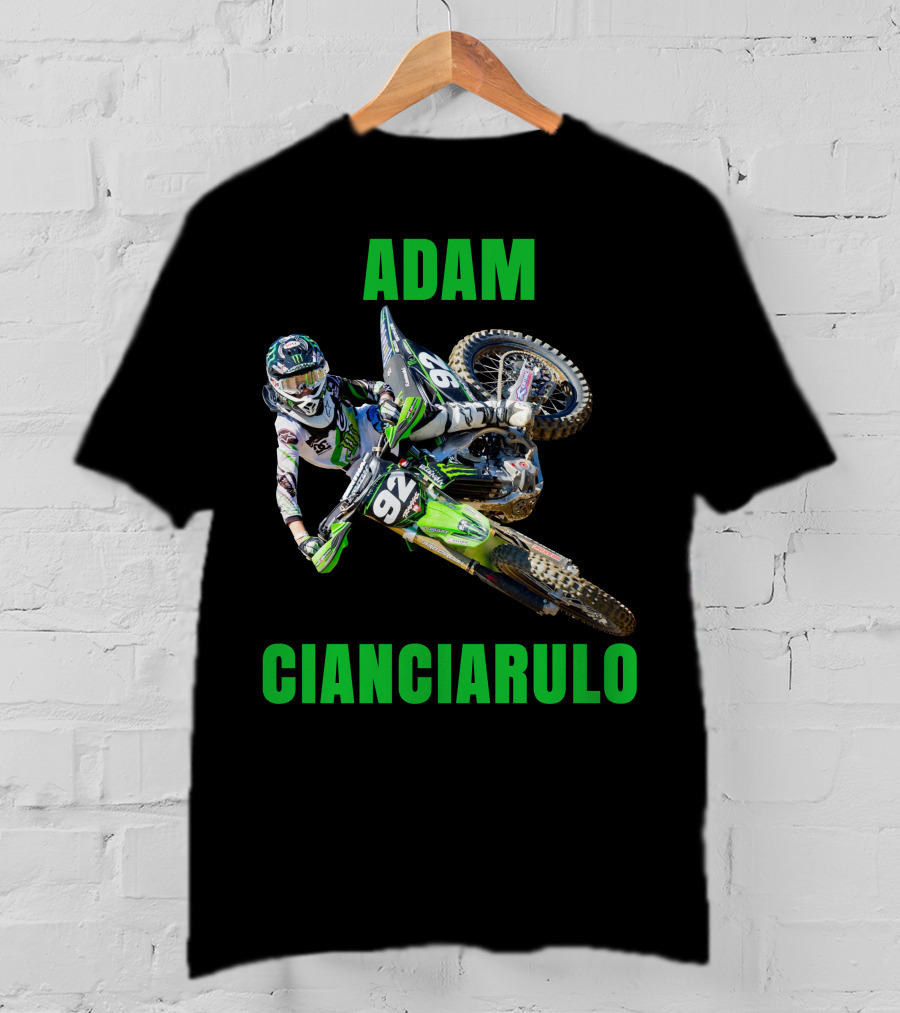 Adam Cianciarulo Motocross Racer 92 Action Image T-Shirt