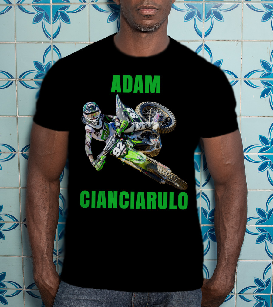 Adam Cianciarulo Motocross Racer 92 Action Image T-Shirt