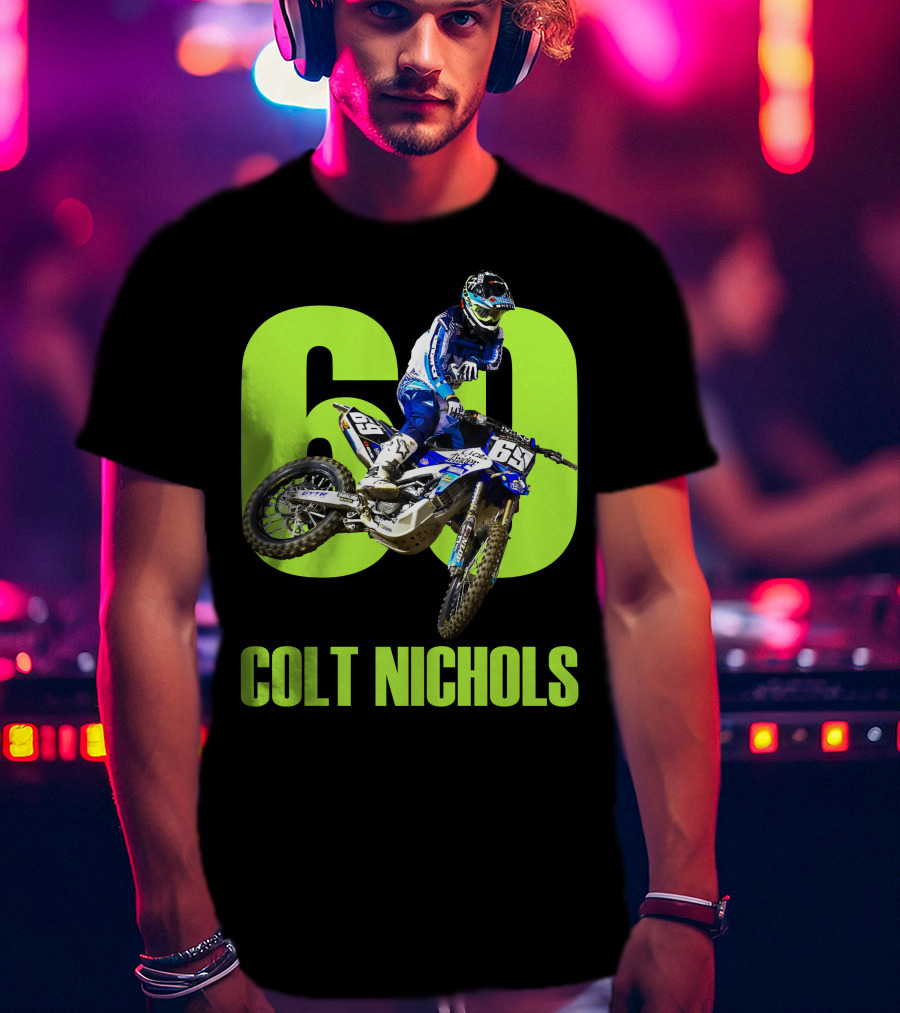 Colt Nichols 60 Motocross Rider Action T-Shirt