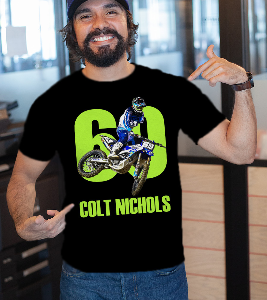 Colt Nichols 60 Motocross Rider Action T-Shirt