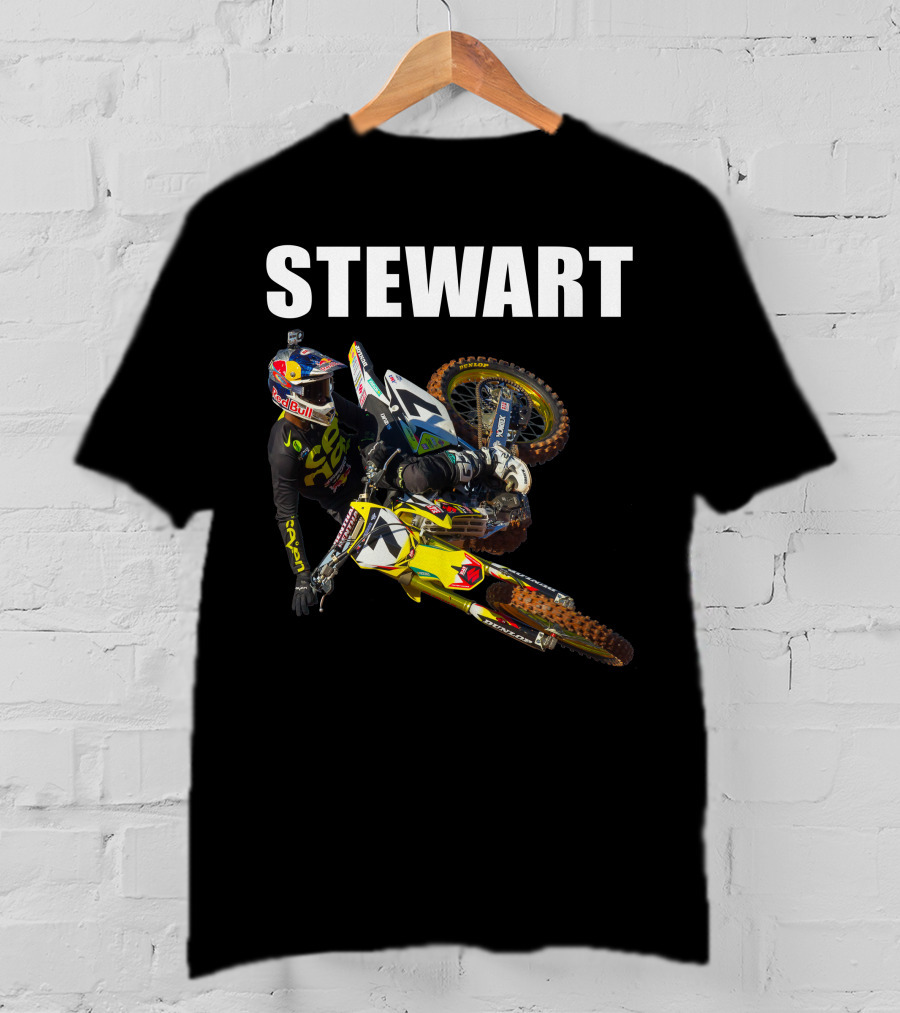 STEWART Moto Racer Number 7 T-Shirt