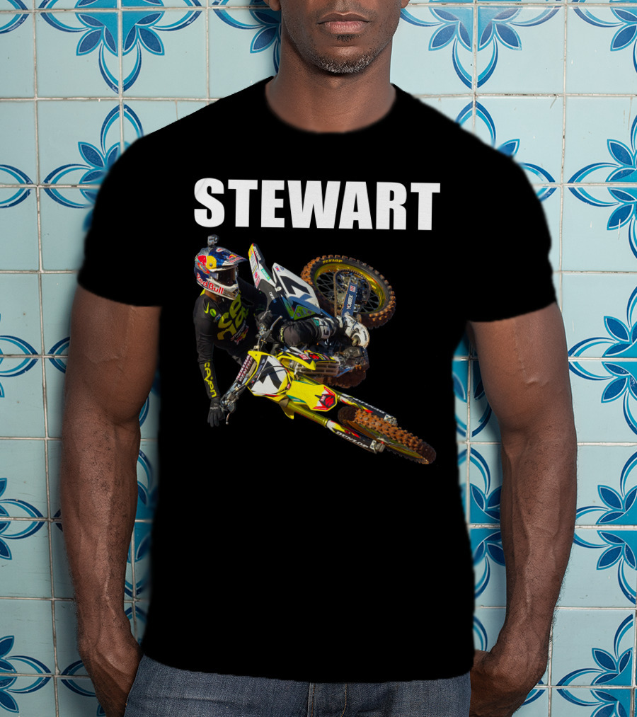 STEWART Moto Racer Number 7 T-Shirt