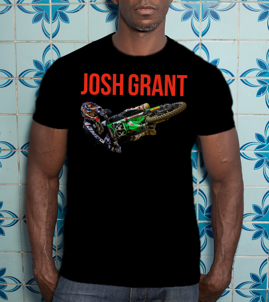 Josh Grant Motocross Rider 33 Racing Action T-Shirt