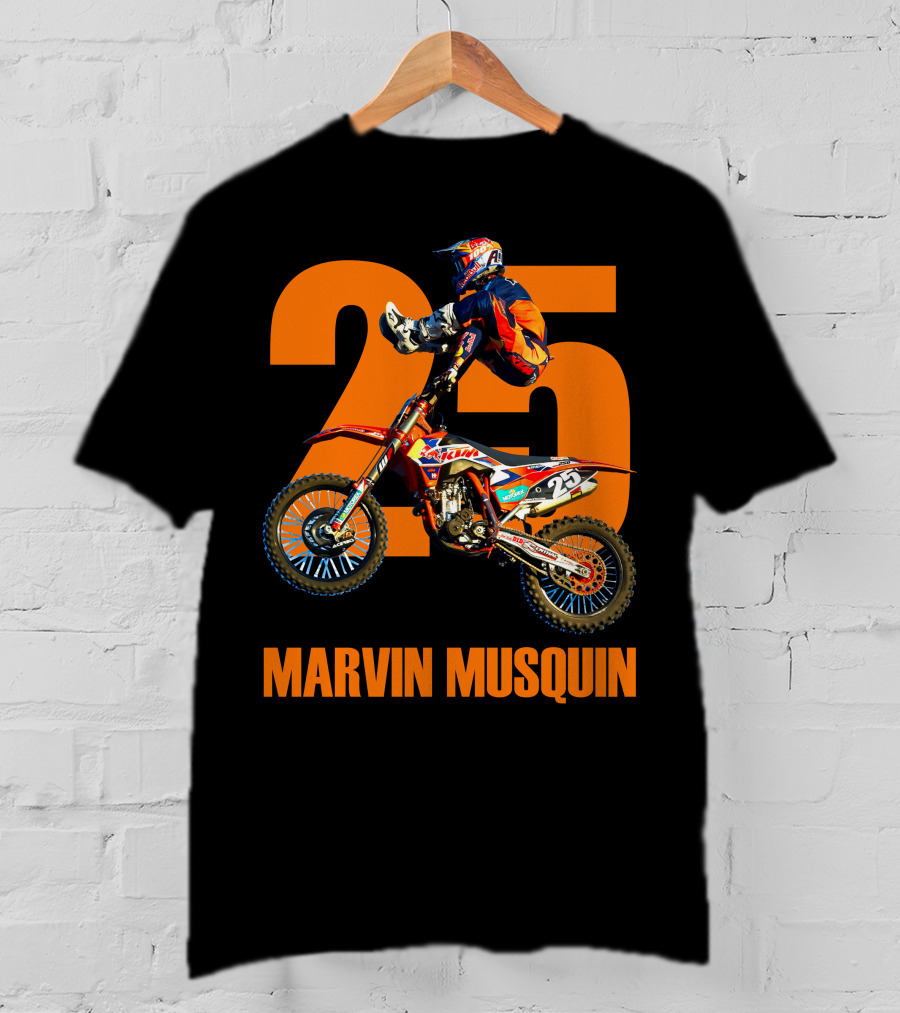 Marvin Musquin 25 KTM Motocross Stunt T-Shirt