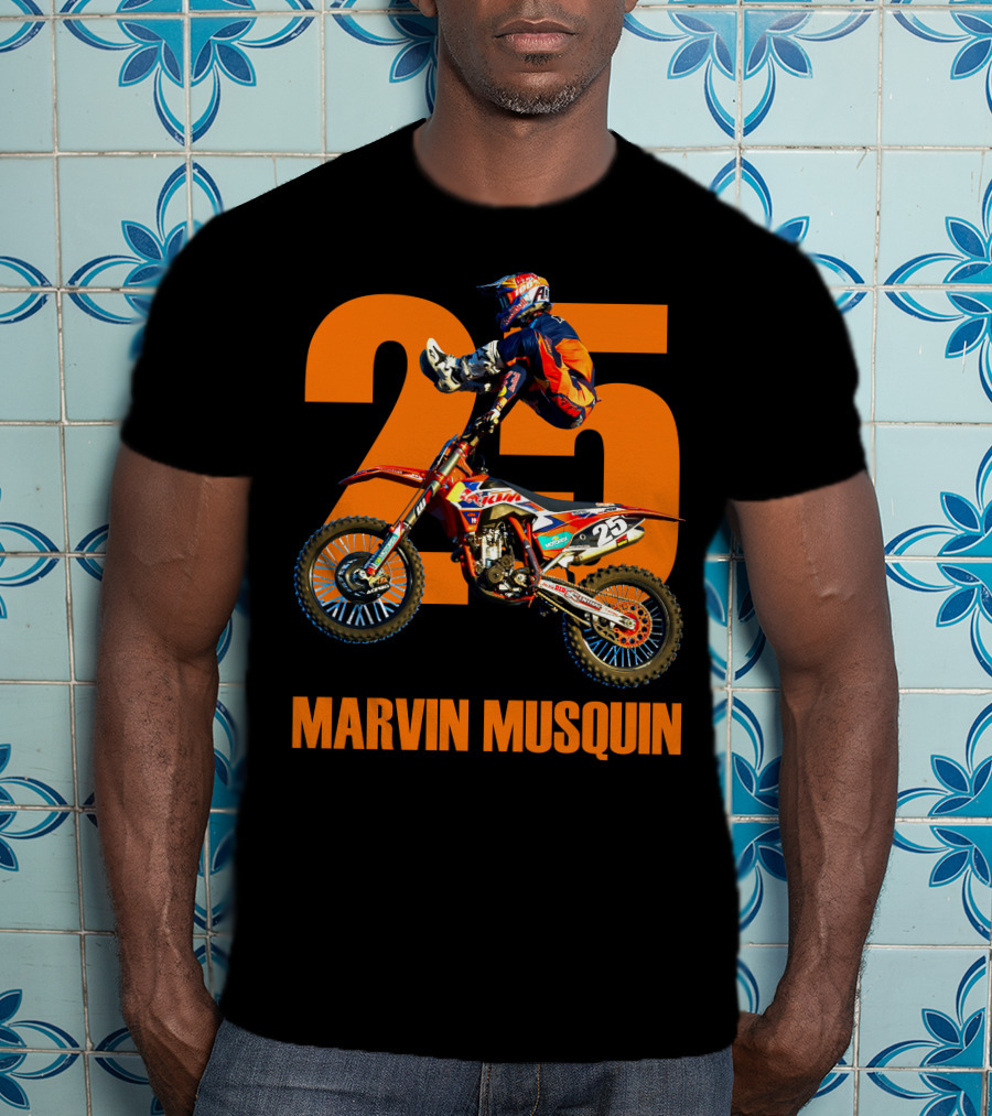 Marvin Musquin 25 KTM Motocross Stunt T-Shirt