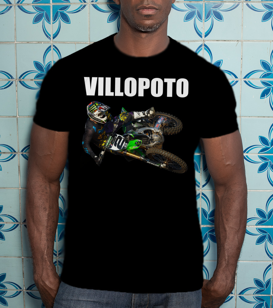 Villopoto Motocross Racing Action T-Shirt