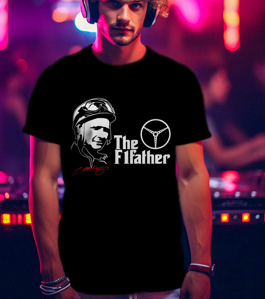 The F1 Father Juan Manuel Fangio Mercedes-Benz T-Shirt