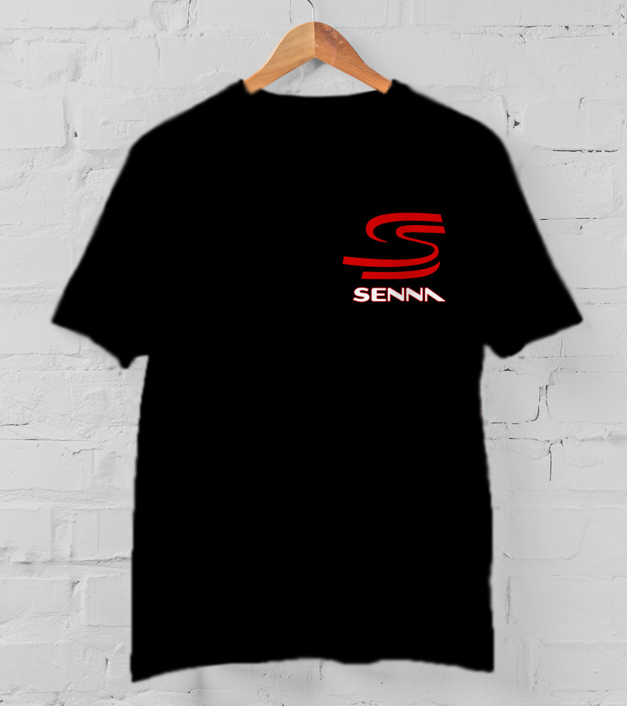 Thank You Ayrton Senna Da Silva Iconic Red S Logo Senna T-Shirt