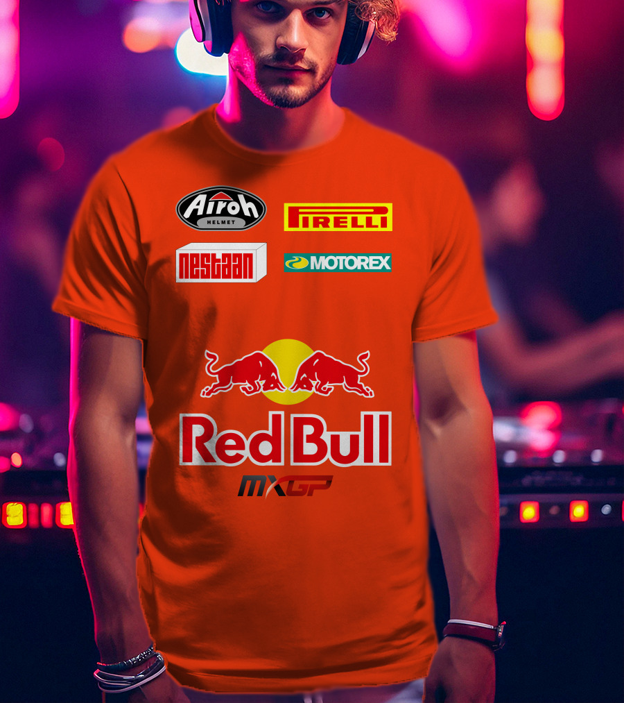 JEFFREY HERLINGS Airoh Pirelli Nestean Motorex Red Bull MXGP T-Shirt