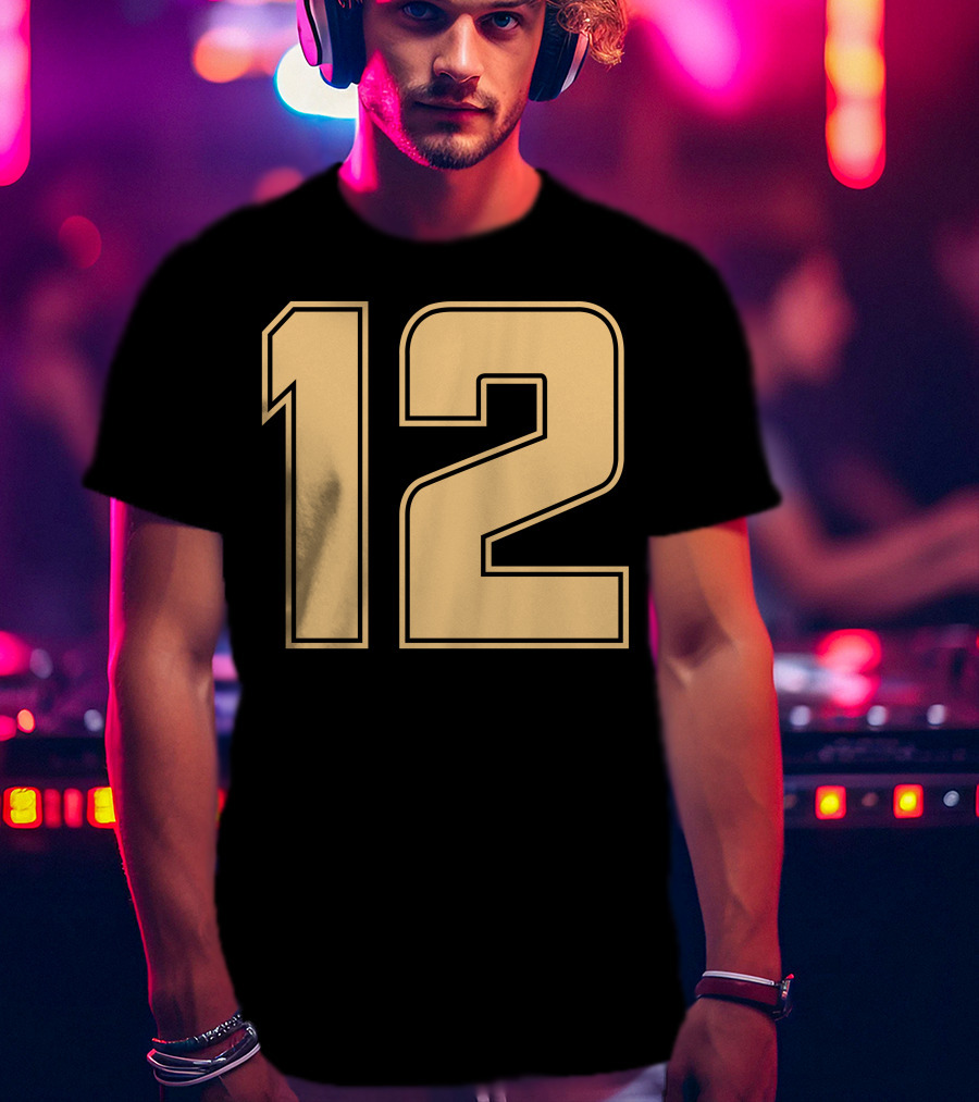Ayrton Senna Lotus F1 Team Number 12 T-Shirt