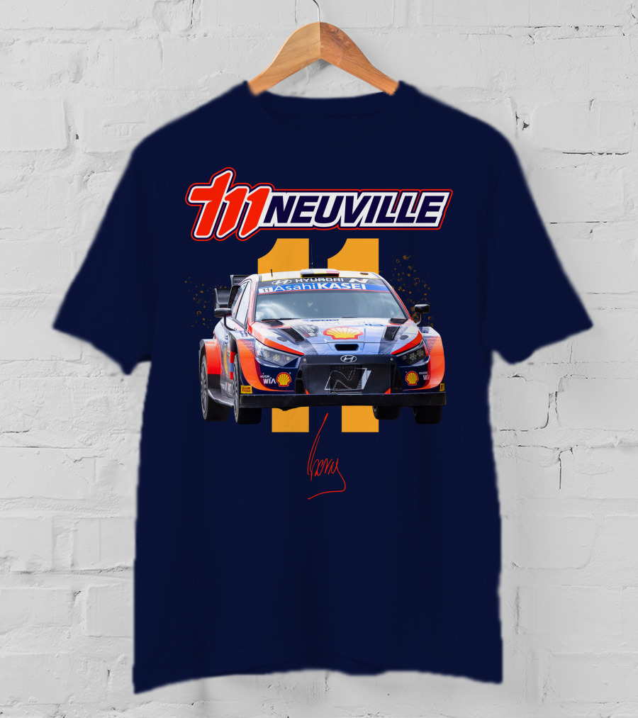 Thierry Neuville Hyundai I20 N Rally1 Asahi Kasei Shell Racing 11 T-Shirt