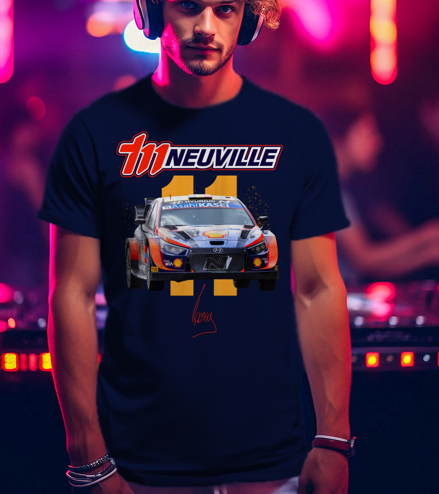 Thierry Neuville Hyundai I20 N Rally1 Asahi Kasei Shell Racing 11 T-Shirt