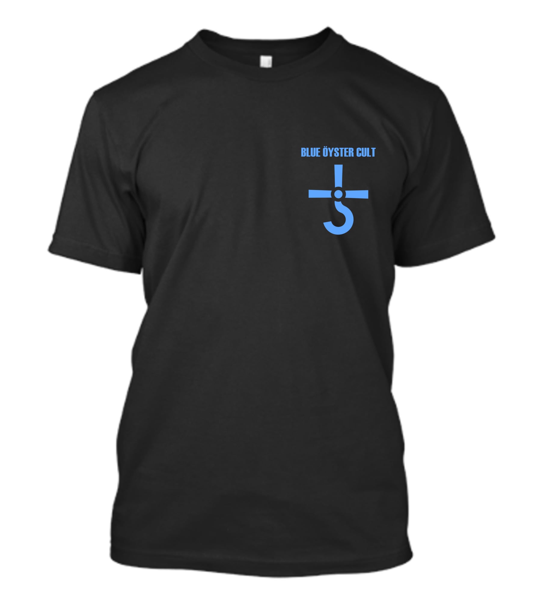 Blue Öyster Cult Hook And Cross Symbol 22 T-Shirt