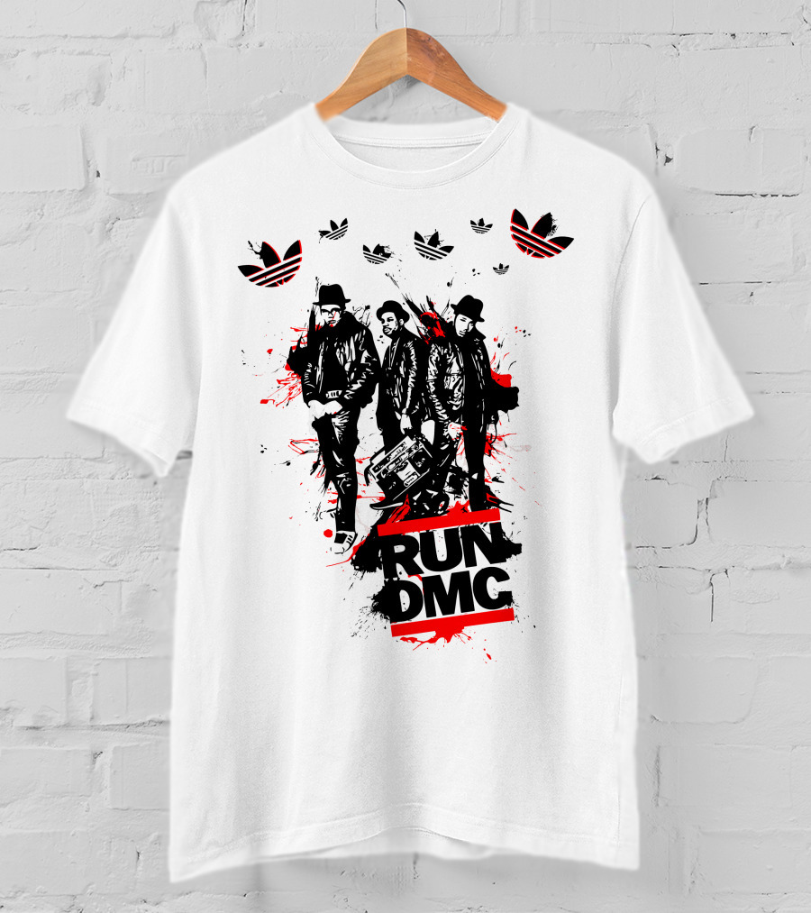 Run DMC Hip-Hop Legends With Symbols T-Shirt