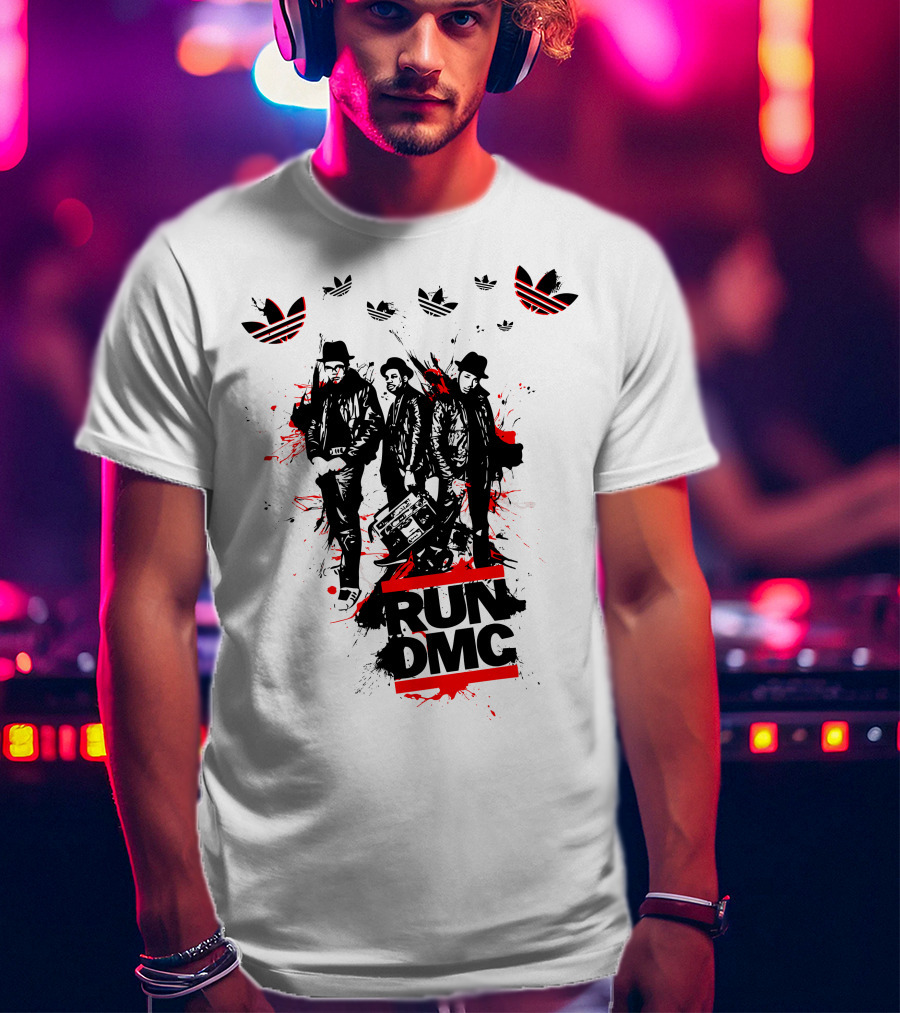 Run DMC Hip-Hop Legends With Symbols T-Shirt