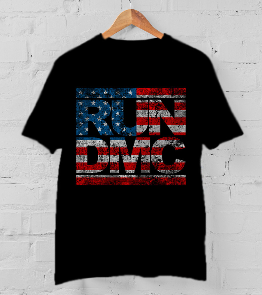 RUN DMC American Flag Style 63 T-Shirt