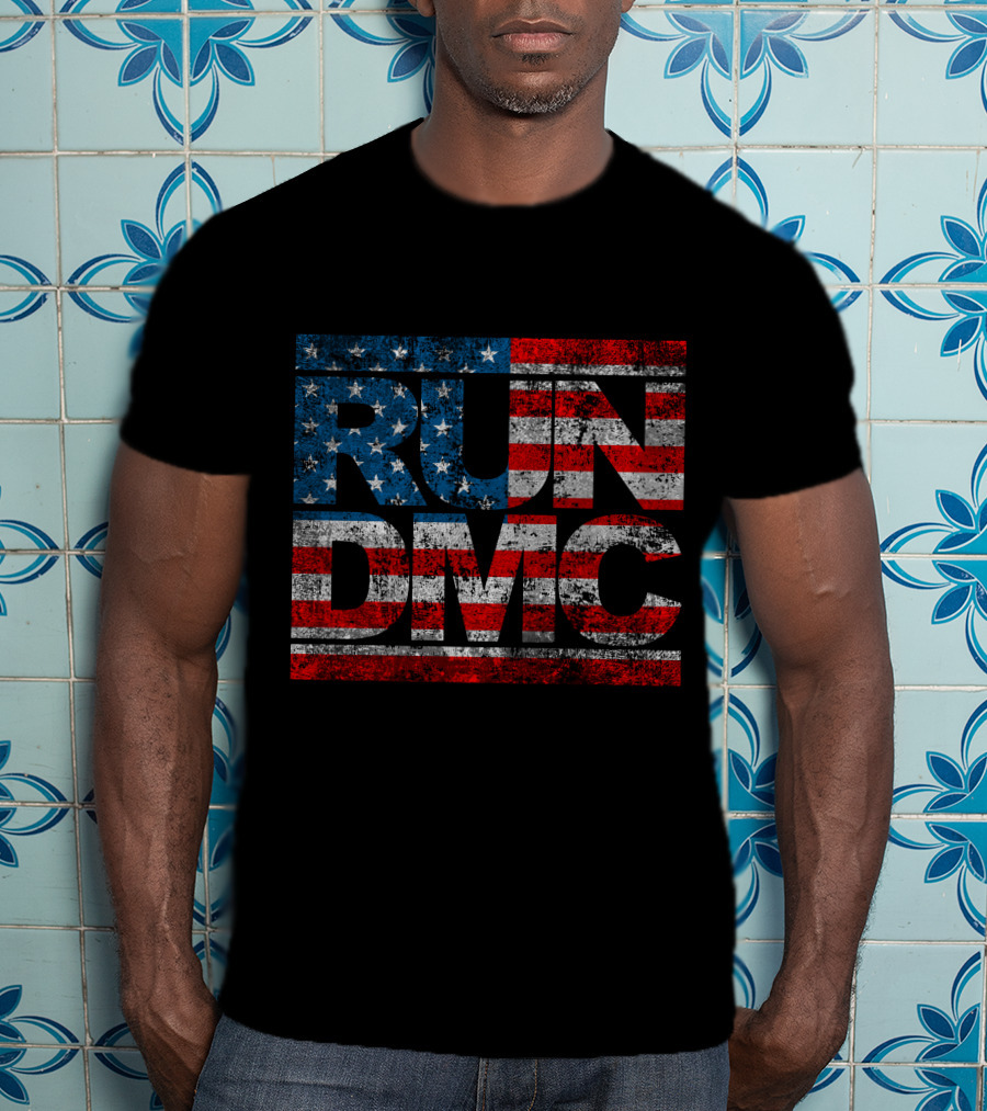 RUN DMC American Flag Style 63 T-Shirt