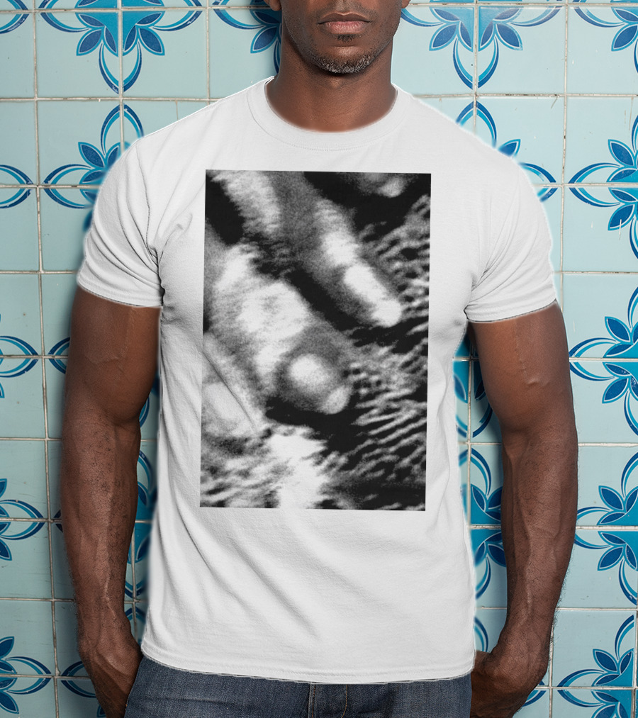 Cocteau Twins 18 Monochrome Abstract Texture T-Shirt