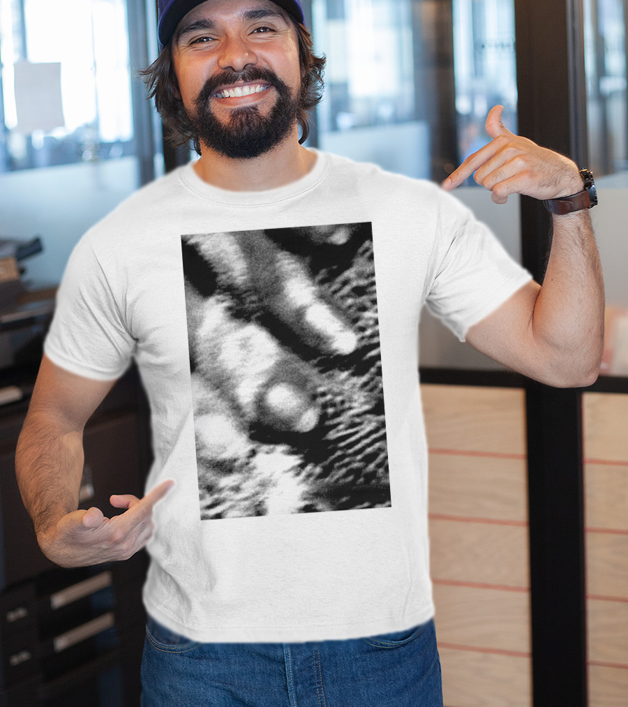 Cocteau Twins 18 Monochrome Abstract Texture T-Shirt