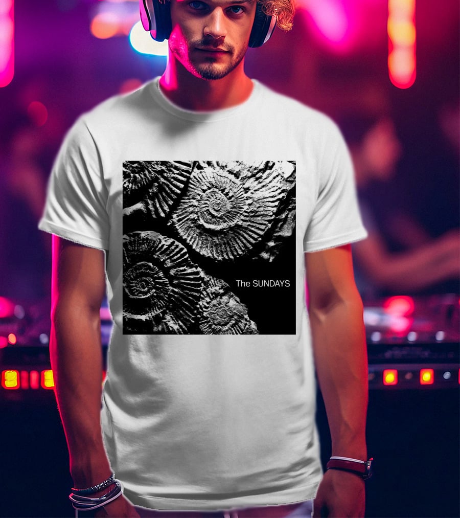The Sundays Cocteau Twins Ammonite Fossil T-Shirt