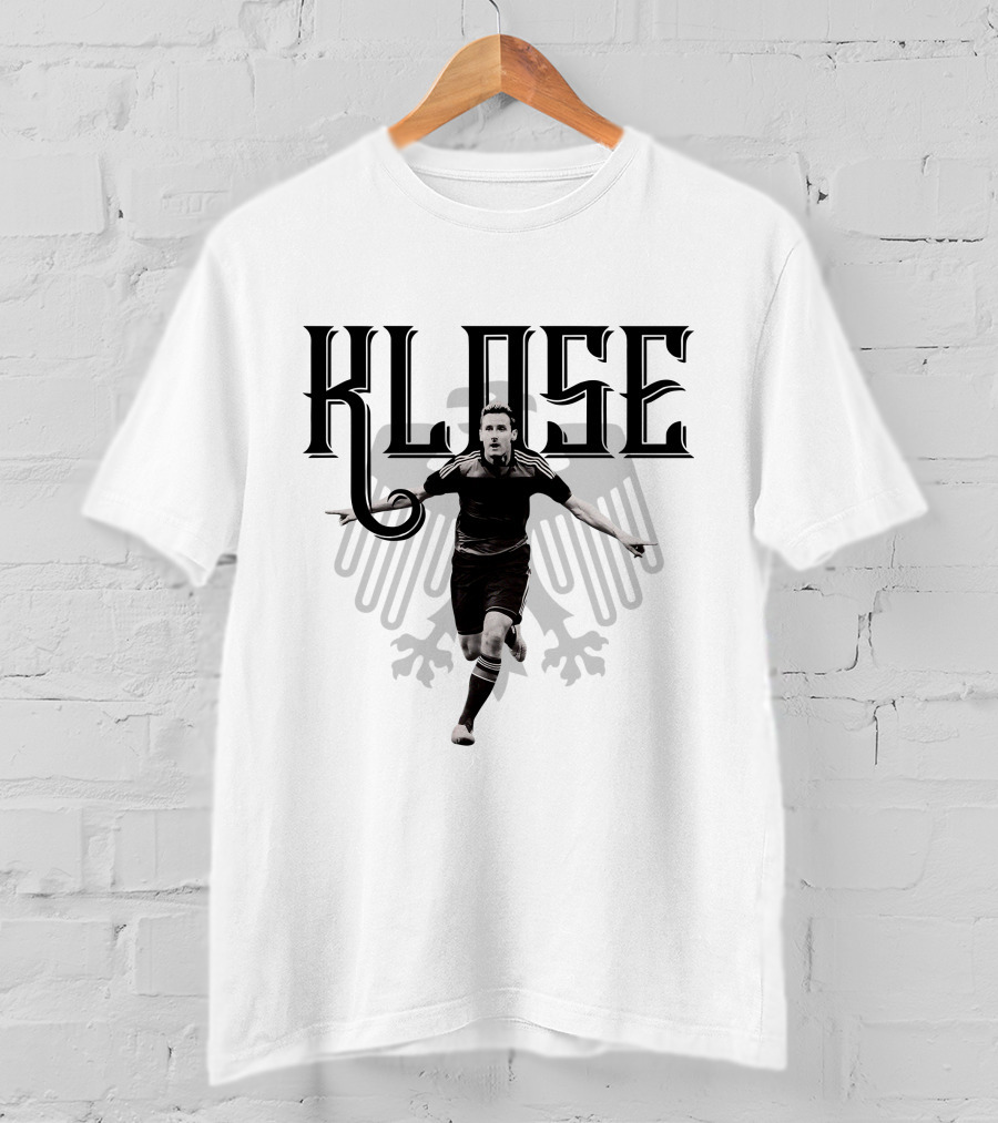Klose Soccer Celebration Germany Eagle Emblem T-Shirt